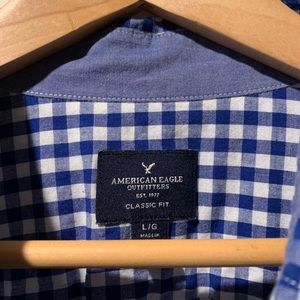 American Eagle Plaid Button Down